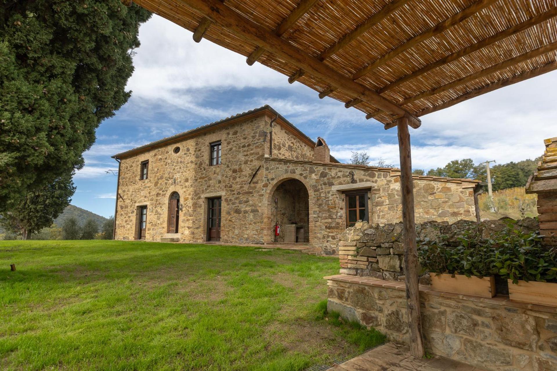 Agriturismo Le Macioche Villa Montalcino Bagian luar foto